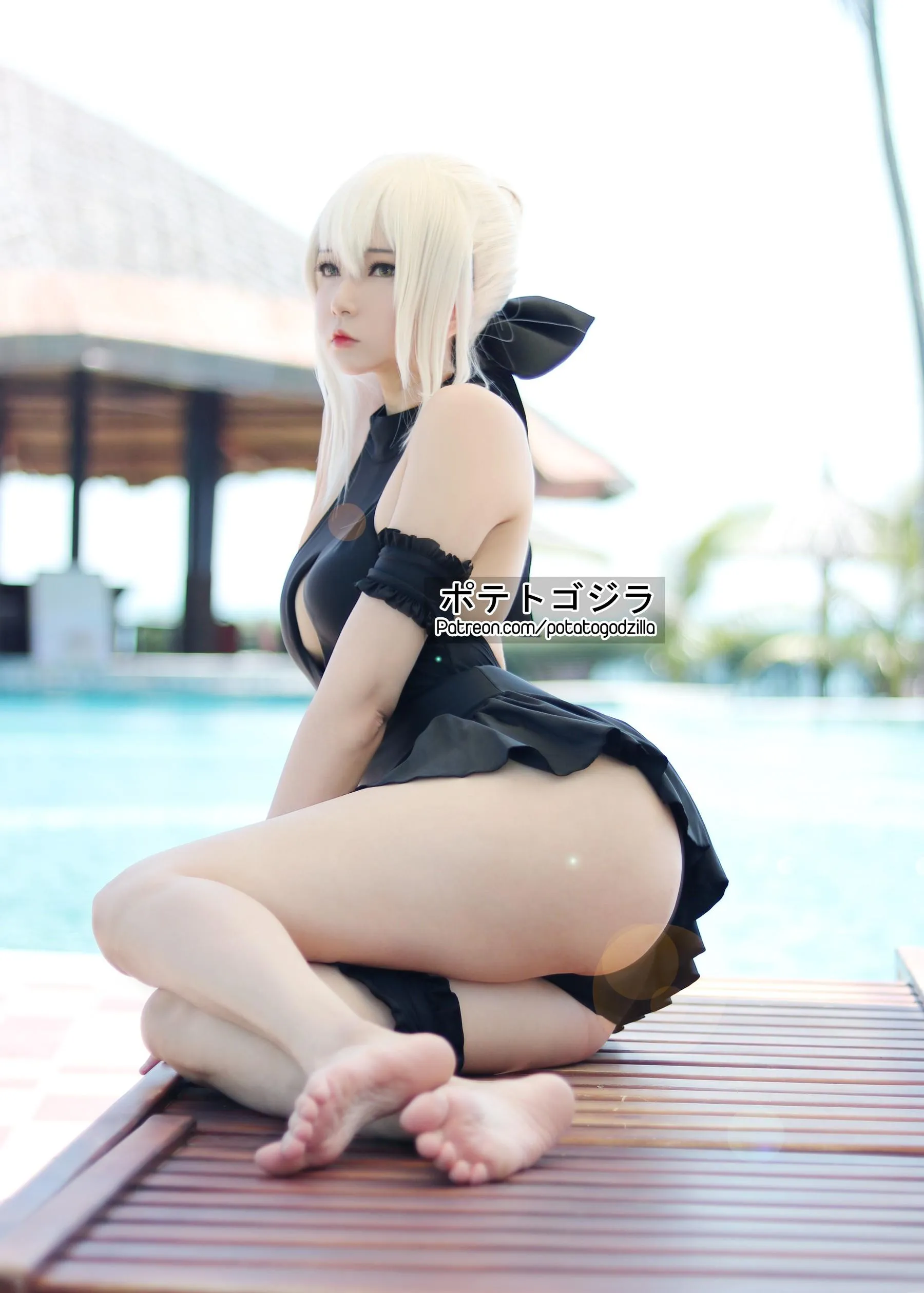 Potato Godzilla – NO.79 Saber Alter Swimsuit [19P]插图6